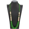Anhänger Halsketten Sonnenspitzel Elegente arabische Arabisch lange Perlen Halskette Multilayer -Kette für Frauen Gold Farbe Marokko Braut Hochzeit Schmuck Deiche