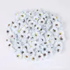 Flores decorativas Flor Fake Decor Decoração Casamento Decoração Diy Christmas Garland Handmade Works Artificial Silk Daisy Heads