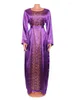 Etnische kleding Ramadan Eid moslimjurk satijnen stof kralen islam abayas vrouwen Vestidos gewaad longue voortbrengen femme Musulman