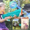 24 Auto Water Sucking Burst Gun Gun Kids Page Pool Pool Fight Power Power Shooting Summer Outdoor Toy Gifts 240415