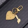 Liebhaber Herzdesigner Keychain für Frauen Luxus Männer Designer Keyring Fashion Paar Llaveros Gold Key Chain Bag Charme