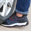 Stål tå kepsskor för män arbete stövlar punkteringssäkra arbetssäkerhetsskor skyddande arbetsskor manliga skor säkerhetssneakers 240430