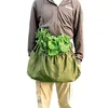 Storage Bags Gardening Apron For Weeding Berry Picking Farmers Market Fruits Gather Vegetables Foraging Belt Canvas Herbs Eggs Berries