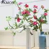 Dekoratif çiçekler txmon 90cm yapay azalea manolya çiçek köpük şube yumuşak şekil simülasyonu yeşil bitkiler diy ev el layout