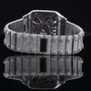 Premium Quality Iced VVS Lab Lab Crescido Mechanical Automatic Diamond Watch Men Women
