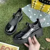 Kvinnor Mary Jane Shoes Woman Vintage Girls High Heel Platform Lolita Shoes Japanese Style College Student Shoes Big Size 43 240423