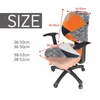 Stoelbedekkingen Bloemkleur Cover Solid Office Computer Spandex Split Seat Universal Anti-Dust fauteuil 1 %