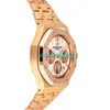 Montres de luxe APS Factory Audemar Pigue Royal Oak Clockwatch Signature Rose Gold Mens Watch 26315or OO.1256OR.01 ST43