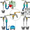 Urządzenia adapter kran węża ogrodowego 1/2 '' IBC zbiornik zbiornika na wodę 2way 1way irygacja mosiężna stuk