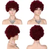 Parrucche ricci afro per donne nere al 100% parrucca per capelli vergini brasiliani parrucche tagliate a pezzi parrucca