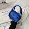 Torby na ramię CVVO GLMC Mini PU skórzany crossbody for Women 2024 Proste srebrne łańcuchowe torebki i torebki