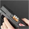 Lighters 2023 New Turbine Gas Windproof Lighter Welding Gun Cigarette Case 10Pcs Unusual Cam Mens Gift Small Toy Wi08 Drop Delivery Ho Dhvgs