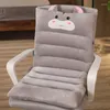 Pillow Winter Plush One-piece Soft Comfortable Backrest Chair Solid Color Velvet Seat
