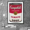 Dipinti dipinti dipinti vintage andy warhol zuppa di pomodoro astratto galleria interio