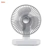 Electric Fans Portable Mini Fan Auto Desk Fan 4 Speed Wind Mute Adjustable Air Coolers Rechargeable For Office Home Desktop Office d240429