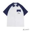 Rhude Shirt Men Polo Shirt Designer Polo Shirt Rhude T-shirt 2xl Mens Polos Men Po For Mens New Style Shirts Rhude Taille de haute qualité S M L XL 624