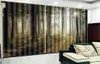 Promoção da janela de cortina 3D Lush Virgin Forest paisagem HD Impressão digital Decoração interior Blackout Curtains8486282