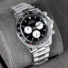 Sugess Panda Diver Chronograph Mens Watch Automatic Peacock SL4801 Movement Luxury Waterproof Mechanical Wristwatches 2024 240419