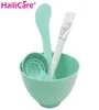 Whole 4 In 1 Beauty DIY Facial Mask Tool Set Mixing Bowl Brush Facial Skin Care Tool Cosmetic Mixing Spong Brush with Stick B5385054