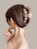 Candy Pink Peach Hair Clip for Women Girls Big Size Bear Clips Hairpin Fashion Accessories Styling Tool