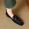 Sapatos casuais feminino de dedo de pé quadrado