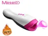 Meselo NEW Male Masturbator 17 Modes Oral Sex Heated Sucking Voice Interaction Real Vagina Pussy Suck Vibrator Sex Toys For Men Y15025195
