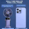 Ventilateurs électriques mini ventilateur portable 1800mAh Charging Nou Fan électrique à 5 vitesses pour bureau de bureau Camping Air Colerwx