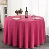 Tkanina stołowa A104Tablecloth Solid Color Square Conference El Tablecloth Restaurant Round Home Producent Direct