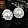 1Pair simulou clipe de pérola no brinco CZ Non Pierced for Women Ear Fake Piercing Cuff no 240418