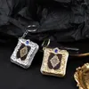 Keychains Vintage Muslim Resin Key Ring Chain Religious Jewelry Can Read Pendant Real Paper Mini Ark Quran Book