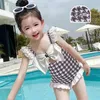 Kid Onte-Pieces Swimwear Designer Fashion Swimsuit Девушки для детского купальника Текстильные летние купальные костюмы для купания плавания плавание новое купальщики костюмы