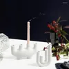 Titulares de vela Cerâmica Decoração de casa Decoração de castiçadeira Vaso Mesa de casamento Restaurante Restaurante Arranjo de flores Contêiner nórdico