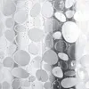 Cortina de chuveiro de seixos transparentes transparentes à prova d'água transparente CORA CORTURAS DE BAÍS DE PEVA PARA BAVILHO TAPE DO BAIO DO BAIO MODERN 240429