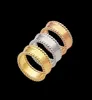 Arabic Pattern Signature 14K 18K Rose Gold Silver Plated Clover Ring High Qutaily Making Jewelry Luxuious Imitation Fashion Design2038391