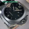 Популярные запястья Watch Panerai Luminor Series Автоматические механические мужские часы 44 мм Date Date Date Двойной часовой пояс PAM00438