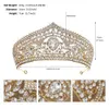 Tiaras 5 colores elegantes cristal de lujo tiara corona para mujeres fiesta de boda de niñas 2023 Nuevo vestido de novia accesorios de joyería