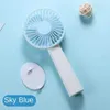 Elektriska fläktar Ny handhållen Mini Electric Fan Foldbar Ultra Long Endurance Strong Wind Camping Portable USB uppladdningsbar luftkonditionering D240429