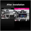 Reproductor de DVD de DVD de automóvil Android 10.0 Car Mtimedia para 2012- Camry Soporte OBD2 Mirror Enlace Control del volante Drop entrega Automóviles Dhjdw