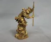 Myth China Bronze Soleil Wukong Monkey King Hold Hold Stick Fight State8003034