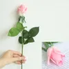 Fleurs décoratives 10pcs Western Rose Artificial Flower Real Touch Bouquet Fake for Wedding Decoration Home Garden Decor