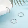 Teenringen voor vrouwen cz eenvoudige maisy verstelbare twistband open teen ringen zomer strand boho barefoot foot sieraden 240426