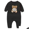 Rompers lente en herfstbaby lange mouwen Romper pasgeboren meisje boy kleren katoen jumpsuit kinderen pyjama drop levering kids materni dhffs