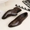 Casual Shoes Designer Gentleman Men's Genunine Leather Business Really Top Grade Excellent Quality Wedding