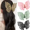 Großgröße Schmetterling Haarklaue Clip Matt Butterfly Hair Clip süßer Schmetterling dekorative Barrettes Frauen Mädchen Haarzubehör Accessoires