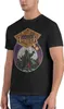 T-shirts masculins Band de nuit Ranger Shirt Mens Crew Crew Retro Retro Short à manches Blackl2405