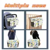Сумки для подгузников детская коляска Организатор детской сумки для подгузников - сумка для мамы 2 Изолированная чашка регулируемый плечевой ремешок с большой емкостью D240429