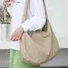 Sacchetti da sera borse hobola semplice modalità casual crossbody solido colore in nylon spalla coreana in stile coreano da viaggio per donna ragazza