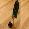 Penna di piuma e inchiostro antico Penna piuma per la scrittura del set di penne comprende pennini di richiamo della penna di piuma