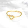 Bandringar kvinnor rostfritt stål ring gyllene par hjärtformade ny trend under 2024 bröllop estetiska lyxsmycken anillos mujer q240429