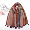 Dots leves de bolinhas impressas para mulheres de moda outono inverno macio grossa grandes lenços de protetor solar xales boêmios de cabeça envoltem 240416